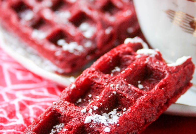 Red Velvet Waffles