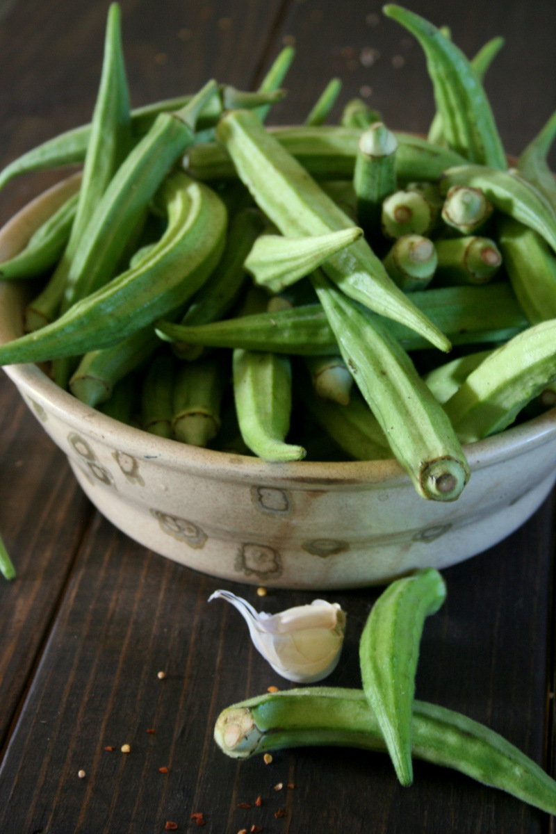 Pickling okra